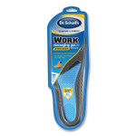 Dr. Scholl's Comfort and Energy Work Massaging Gel Insoles, Men Sizes 8 to 14, Black/Blue, Pair View Product Image