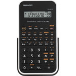 Sharp EL-501X2BWH Scientific Calculator - 146 Functions - Battery Powered, Large LCD, Durable, Hard Case - 1 Line(s) - 10 Digits - LCD Product Image 