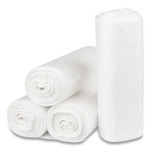 Inteplast Group Low-Density Commercial Can Liners, 45 gal, 0.8 mil, 40" x 46", Natural, 25 Bags/Roll, 4 Rolls/Carton Product Image 