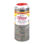 Pacon Spectra Glitter, 0.04 Hexagon Crystals, Multicolor, 16 oz Shaker-Top Jar (PAC91790) View Product Image