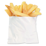 Bagcraft French Fry Bags, 4.5" x 3.5", White, 2,000/Carton (BGC450003) View Product Image