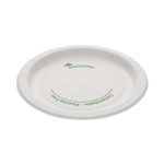 Pactiv Evergreen EarthChoice Pressware Compostable Dinnerware, Plate, 6" dia, White, 750/Carton View Product Image