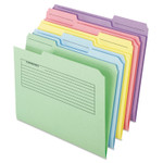 Pendaflex Printed Notes Folder, 1/3-Cut Tabs: Assorted, Letter Size, Assorted Colors, 30/Pack (PFX45269) View Product Image