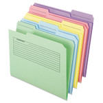 Pendaflex Printed Notes Folder, 1/3-Cut Tabs: Assorted, Letter Size, Assorted Colors, 30/Pack View Product Image