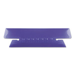 Pendaflex Transparent Colored Tabs For Hanging File Folders, 1/3-Cut, Violet, 3.5" Wide, 25/Pack (PFX4312VIO) View Product Image