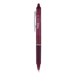 Pilot FriXion Clicker Erasable Gel Pen, Retractable, Fine 0.7 mm, Burgundy Ink, Burgundy Barrel, Dozen (PIL15131) View Product Image