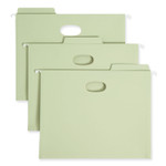 Smead FasTab TUFF Hanging Pockets, Letter Size, 1/3-Cut Tabs, Moss, 9/Box View Product Image