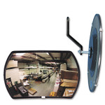 See All 160 degree Convex Security Mirror, Round Rectangular, 18"w x 12"h (SEERR1218) View Product Image