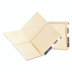 Smead Heavyweight Manila End Tab Pocket Folders, Interior Front/Back Panel Pockets, Straight Tabs, Letter Size, 11pt Manila, 25/Box View Product Image