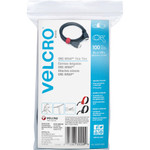 VELCRO Reusable Thin Straps - Black, Red - Fabric, Nylon Product Image 