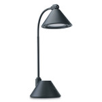 Alera LED Task Lamp, 5.38w x 9.88d x 17h, Black View Product Image