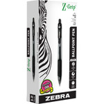 Zebra Pen Z-Grip Retractable Ballpoint Pens - 0.7 mm Pen Point - Retractable - Black Ink - (ZEB23910) Product Image 
