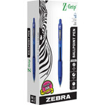 Zebra Pen Z-Grip Retractable Ballpoint Pens - 0.7 mm Pen Point - Retractable - Blue Ink Product Image 