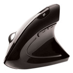 Adesso iMouse E10 Wireless Vertical Ergonomic USB Mouse, 2.4 GHz Frequency/33 ft Wireless Range, Right Hand Use, Black View Product Image