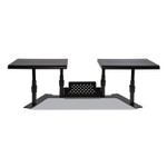 Allsop Metal Art ErgoTwin Dual Monitor Stand, 25.6 to 33.1 x 12.6 x 6.2 to 8.6, Black, Supports 20 lb/Shelf (ASP31883) Product Image 