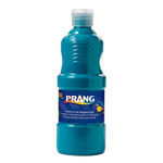 Prang Ready-to-Use Tempera Paint, Turquoise Blue, 16 oz Dispenser-Cap Bottle (DIXX21619) View Product Image