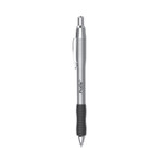 Paper Mate Profile Metal Ballpoint Pen, Retractable, Medium 1 mm, Black Ink, Silver Barrel, Dozen (PAP2130514) View Product Image