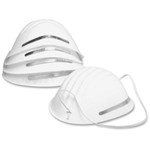 Acme United Corporation Dust Mask, Adjustable Nose Clip, 5/PK, White (ACM13259) View Product Image