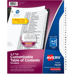 Avery; A-Z Black & White Table of Contents Dividers (AVE11828) View Product Image