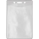 Advantus Government/Military ID Holders - Support 2.88" x 3.88" Media - Vertical - Vinyl - Clear - Durable Product Image 