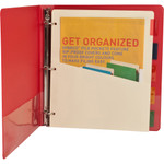 Business Source Ring Binder Dividers,w/ Pocket,5-Tab,11"x9",Buff Stock/Multi (BSN02073) View Product Image