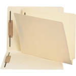 Business Source Straight Tab Cut Letter Recycled Fastener Folder (BSN17263) View Product Image