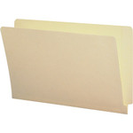 Business Source Straight Tab Cut Legal Recycled End Tab File Folder (BSN17255) View Product Image