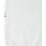 Business Source Nonglare Top-loading Sheet Protectors - 11" Height x 9" Width x 3.3 mil Thickness - For Letter 8 1/2" x 11" Sheet - Rectangular - Non-glare - Polypropylene Product Image 