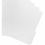 Business Source White Tab Double-reverse Print-on Index - Print-on Tab(s) - 5 Tab(s)/Set - 9" - Letter - 8.50" Width x 11" Length Product Image 