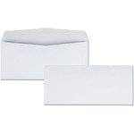 Business Source Regular Business Envelopes - Commercial - #10 - 9 1/2" Width x 4 1/8" Length - 24 lb - Gummed Product Image 