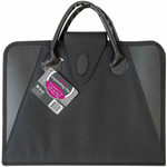 C-Line Letter Expanding File - 8 1/2" x 11" - 300 Sheets Capacity - 13 Internal Pocket(s) - 12 Divider(s) - Black Product Image 