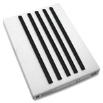 C-Line Binding Bars, 11"x1/8", 100/BX, Black (CLI34551) View Product Image