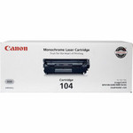 Canon Original Laser Toner Cartridge - Black - 1 Each - (CNMCARTRIDGE104) Product Image 
