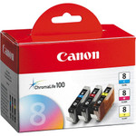 Canon CLI-8 Original Ink Cartridge (CNMCLI8CLRPK) View Product Image