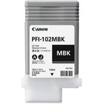 Canon PFI-102MBK Original Inkjet Ink Cartridge - Matte Black - 1 Each - Inkjet - Matte Black Product Image 