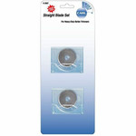 CARL Rotary Trimmer Straight Blade Set - 1.10" Length - Straight Style - Steel - Silver Product Image 