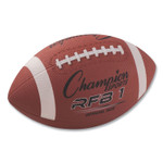 Champion Sports Rubber Sports Ball, Football, Official NFL, No. 9 Size, Brown (CSIRFB1) View Product Image