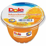 Dole Mandarin Oranges Fruit Cups - Mandarin Orange - 1 Serving Cup - 7 oz Product Image 