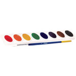 Prang Semi-Moist Oval Pan 8-Watercolors Set (DIXX00800) View Product Image