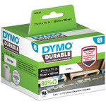 Dymo ID Label - 2 21/64" Width x 7 31/64" Length - White - Polypropylene - 170 / Roll - 170 Total Label(s) Product Image 