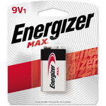 Eveready Battery Co Inc Energizer Alkaline Battery, 9 Volt, 48/CT, Silver (EVE522BPCT) View Product Image