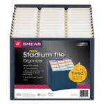 Smead Stadium File, 12 Sections, 1/12-Cut Tabs, Letter Size, Navy View Product Image