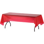 Genuine Joe Plastic Rectangular Table Covers (GJO10326) View Product Image