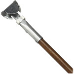 Genuine Joe Dust Mop Handle Only, Wood, 1"x60", Natural/Chrome (GJO02310) View Product Image