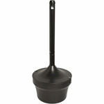 Genuine Joe 4.25 Gal Fire-safe Smoking Receptacle - 4.25 gal Capacity - Fire-Safe, Powder Coated, Weather Resistant, Handle, Sturdy, Durable, Long Lasting - 37" Height x 16" Width - Galvanized Steel - Bronze Product Image 