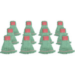 Genuine Joe Synthetic Blend Large Mophead - Rayon, Cotton - (GJOLGR5BCT) Product Image 