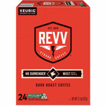 revv K-Cup, Pod No Surrender Keurig Single-Serve K-Cup Pods, Dark Roast Coffee, 24 Count - Compatible with Keurig Brewer - Dark - K-Cup, Pod - Kosher Product Image 