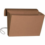 Smead Legal Recycled File Wallet - 8 1/2" x 14" - 5 1/4" Expansion - Redrope - Elastic Closure Flap - 30% Recycled Product Image 