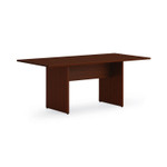 HON Mod Slab Base for 96" Table Tops, 63.5w x 29.23d x 28h, Traditional Mahogany (HONTBL96BSELT1) View Product Image