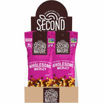 Second Nature Wholesome Medley Trail Mix - Low Sodium, Gluten-free, No Artificial Color, Preservative-free, No Artificial Flavor, Trans Fat Free - Almond, Cashew, Peanut, Cherry, Dried Cranberries, Dark Chocolate, Dried Cherries - 2.25 oz Product Image 